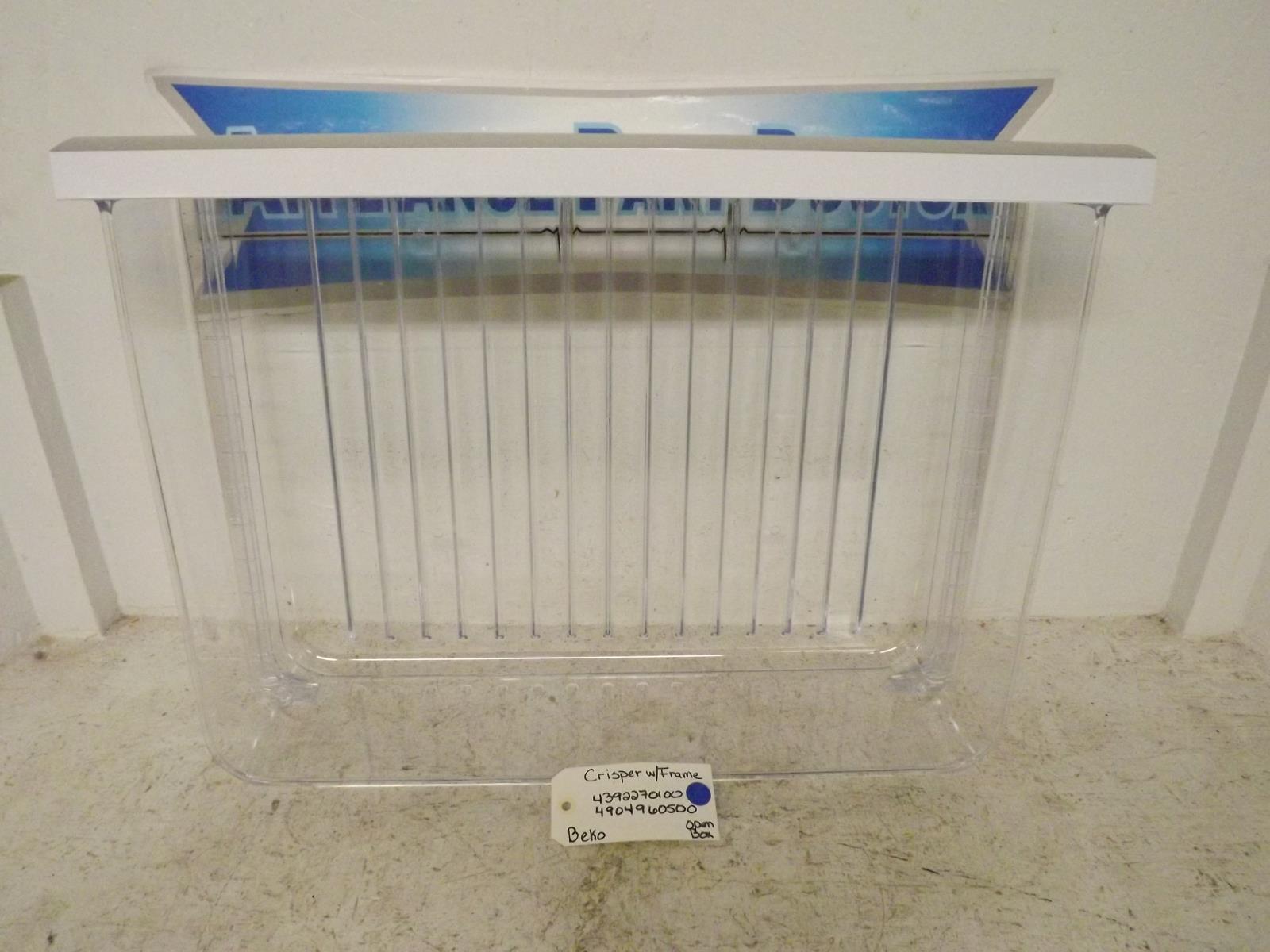 Beko Refrigerator 4392270100 4904960500 Crisper w/Frame Open Box Beko Refrigerator 4392270100 4904960500 Crisper w/Frame Open Box